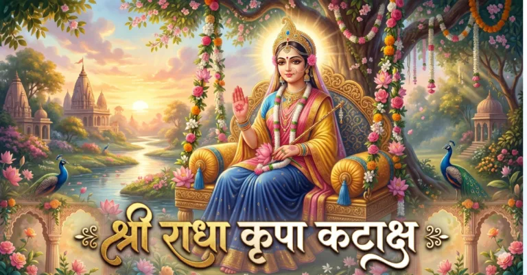 श्री राधा कृपा कटाक्ष अर्थ सहित – Shri Radha Kripa Kataksh With Meaning