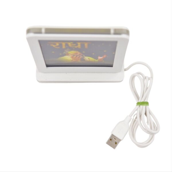 One Sided Light Lamp With Pictures of Premanand Maharaj Ji (PC: 302) - Image 4