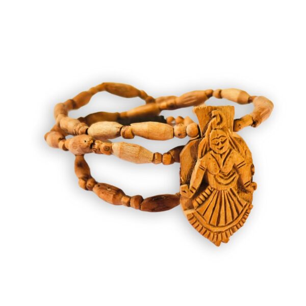 Shri Ji Vigrah Handmade Tulsi Kanthi Mala (PC: 123) - Image 2