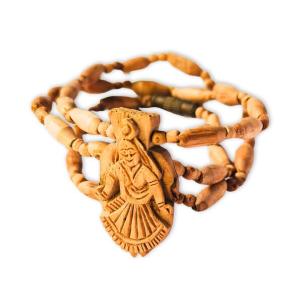 Shri Ji Vigrah Handmade Tulsi Kanthi Mala (PC: 123)