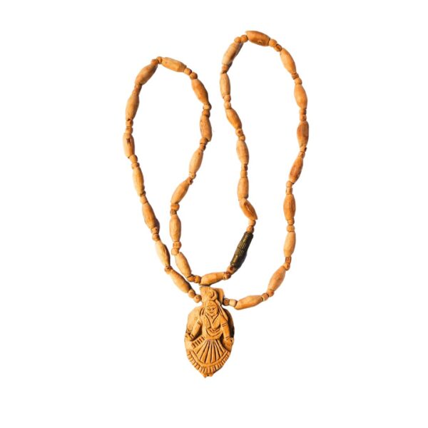 Shri Ji Vigrah Handmade Tulsi Kanthi Mala (PC: 123) - Image 3