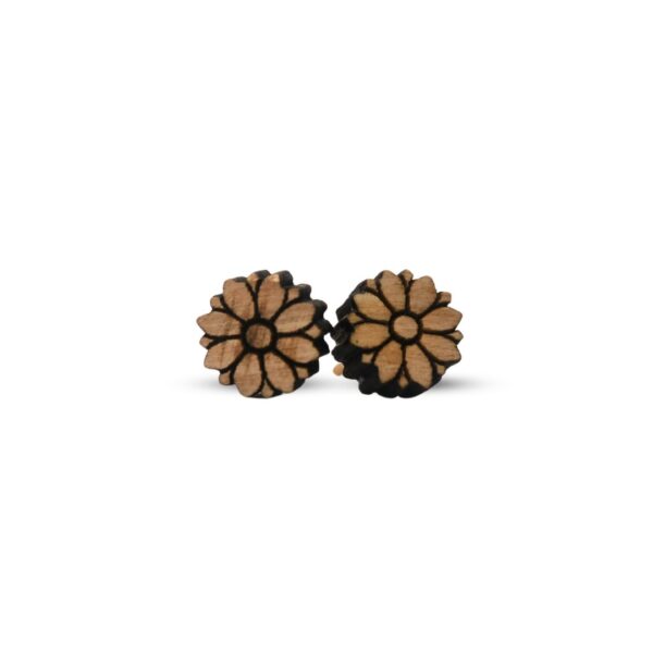 Tulsi Flower Shape Eartops (PC : 408)