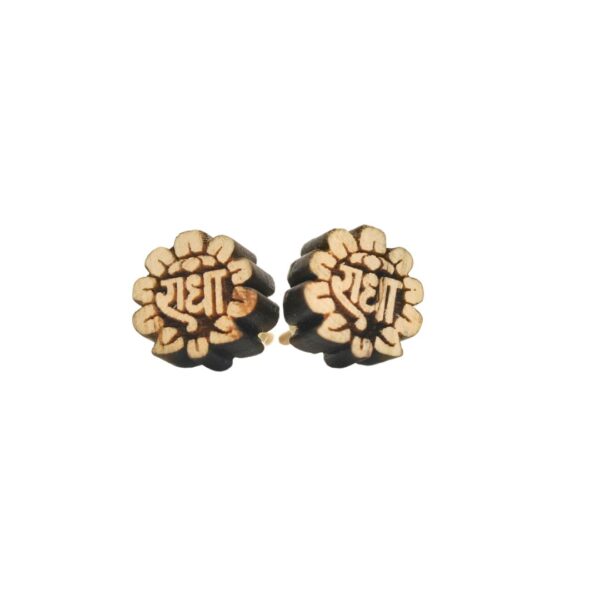 Radha Nam Designer Flower Shape Eartops (PC : 415)