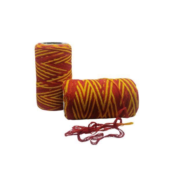 Moli Dhaga Kalava for Pooja | | 100% Cotton Kalawa Mauli Dhaga Roll for Puja | | Set of 2 (PC : 307)