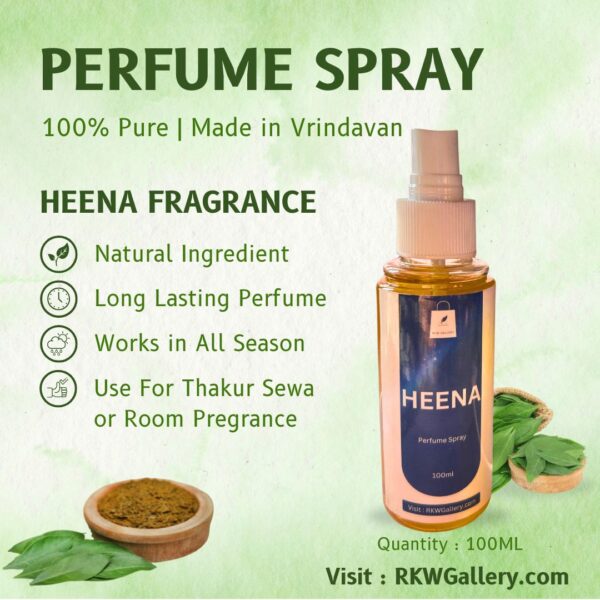 Heena Perfume Spray For Thakur Sewa 100ml (PC : 513) - Image 2