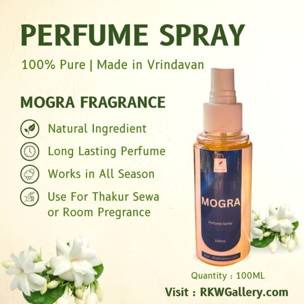 Mogra Perfume Spray For Thakur Sewa 100ml (PC : 514) - Image 2