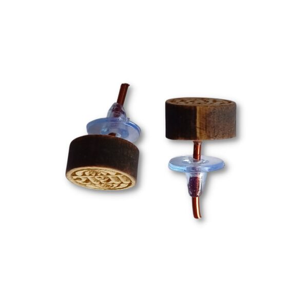 Tulsi Radha Nam Round Eartops (PC : 406) - Image 3