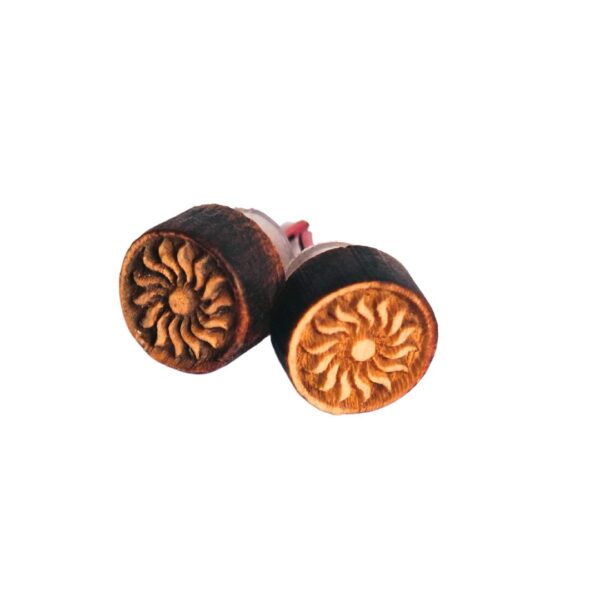 Tulsi Flower Shape Eartops (PC : 411)