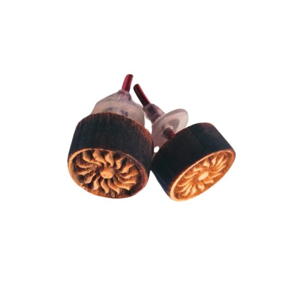 Tulsi Flower Shape Eartops (PC : 411) - Image 2