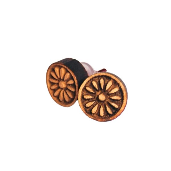 Tulsi Flower Shape Eartops (PC : 412)