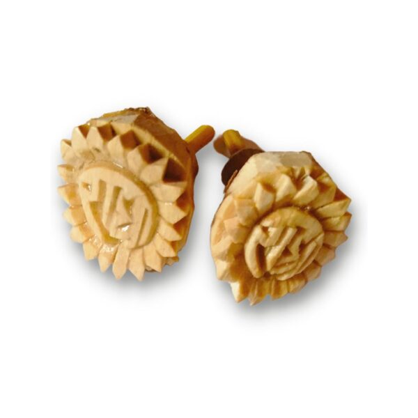 Tulsi Radha Nam Round Eartops (PC : 402)