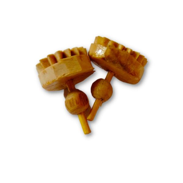 Tulsi Radha Nam Round Eartops (PC : 402) - Image 2