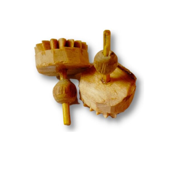 Tulsi Radha Nam Round Eartops (PC : 402) - Image 3