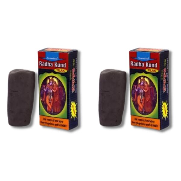 Braj Raj Radha Kund Black Tilak Pack of 2 (PC : 603) - Image 2