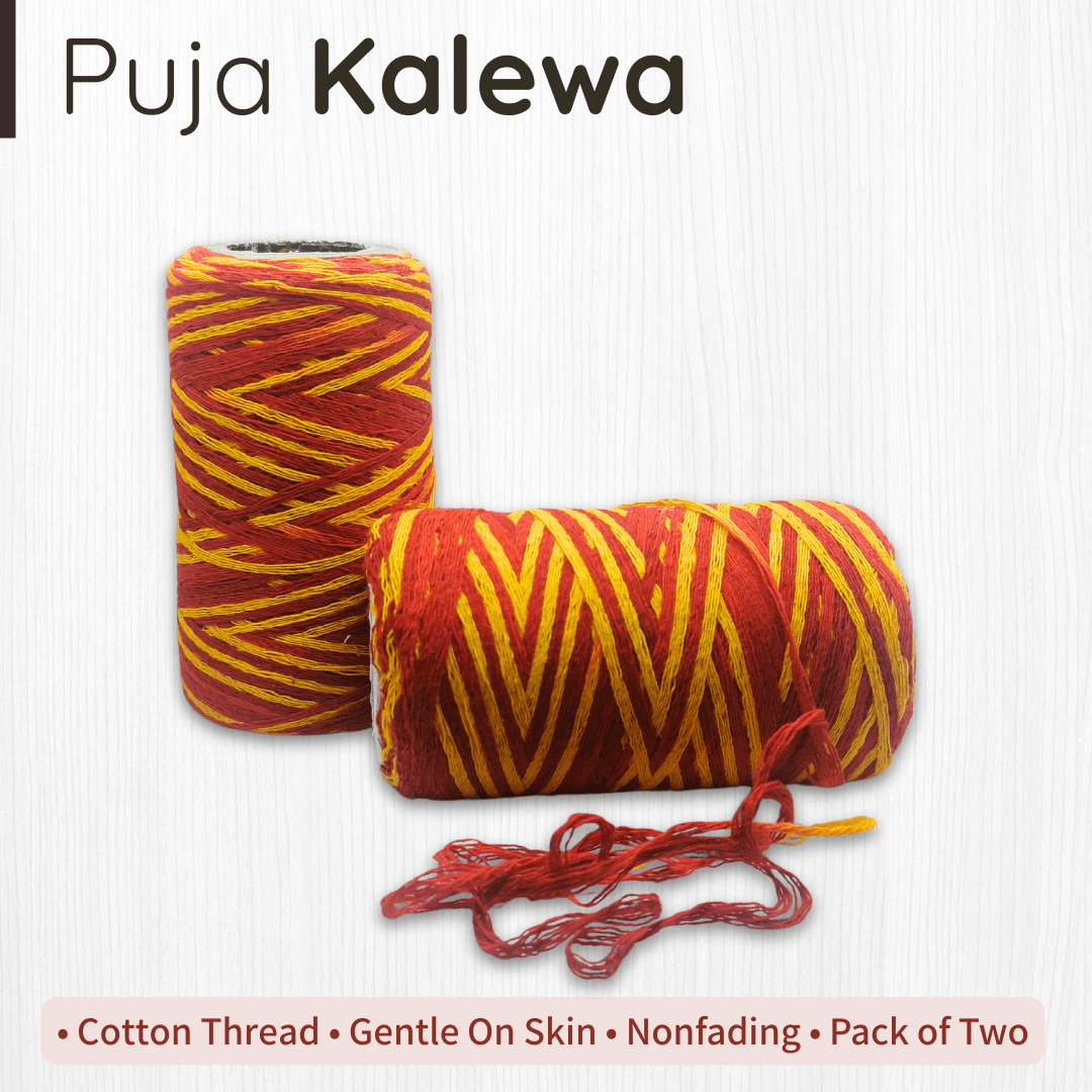 Puja Kalava – Sacred Moli Thread Pack of 2 | Hand Kalawa for Pooja