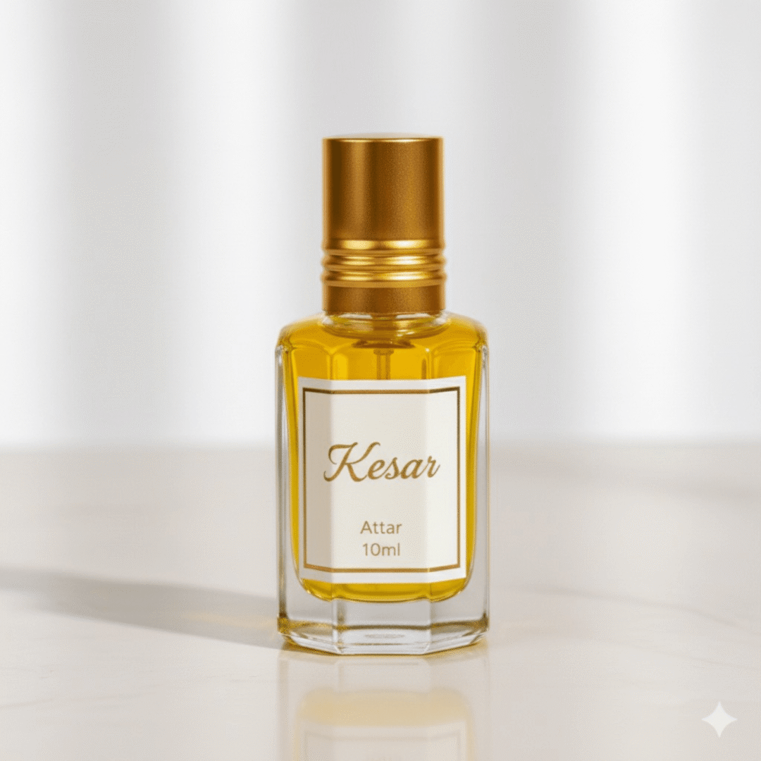 Kesar Fragrance Attar for Thakur Sewa – Winter Season Special from Vrindavan (12ml)