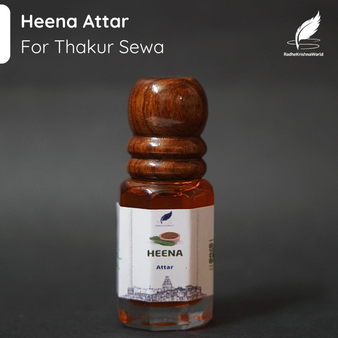 Heena Fragrance Attar for Thakur Sewa – Winter Season Special from Vrindavan (12ml)