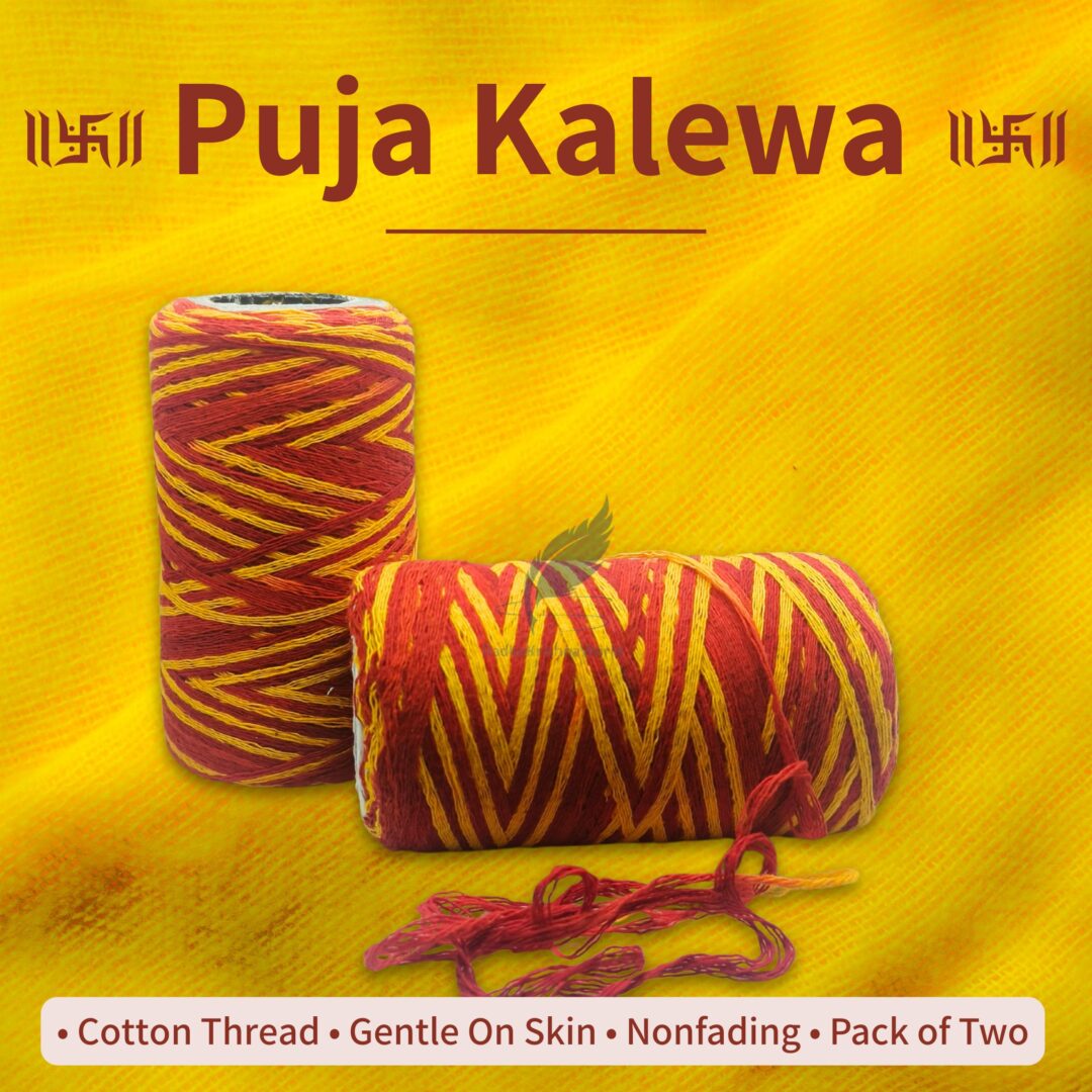 Puja Kalava – Sacred Moli Thread Pack of 2 | Hand Kalawa for Pooja