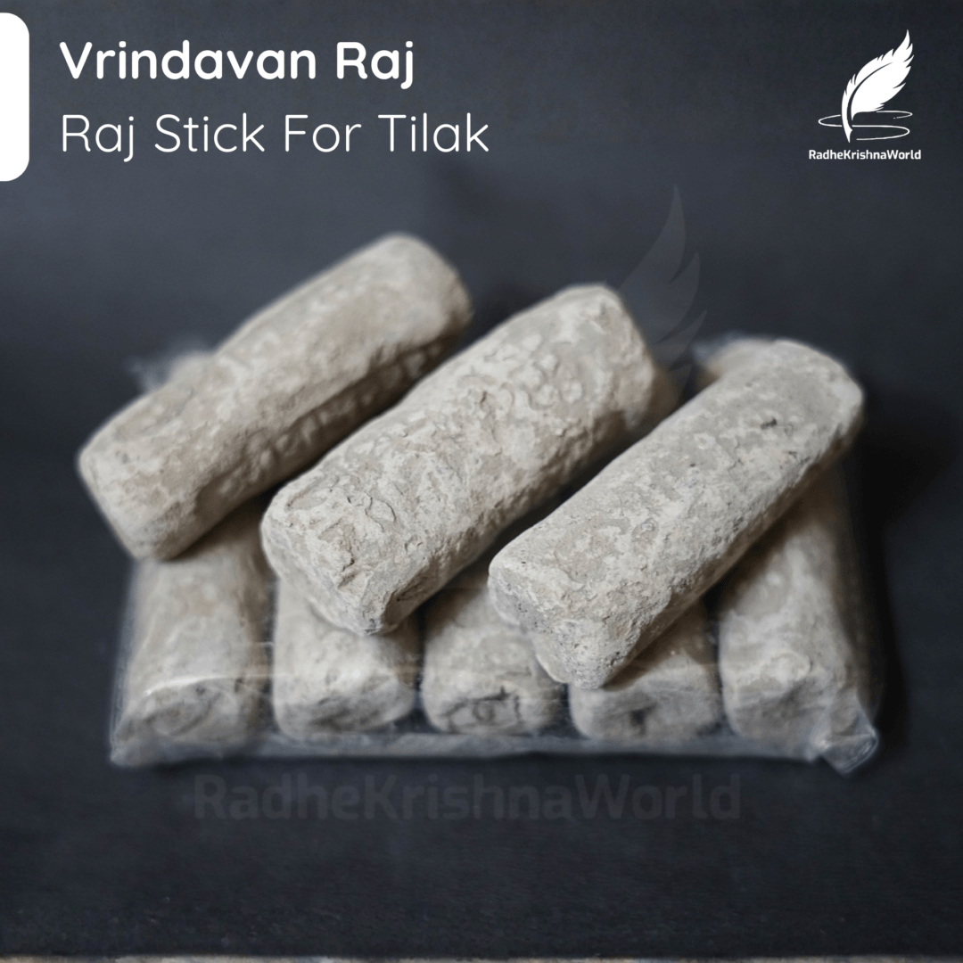 Vrindavan Raj Stick for Tilak – Pure & Natural | Pack of 4 | RadheKrishnaWorld