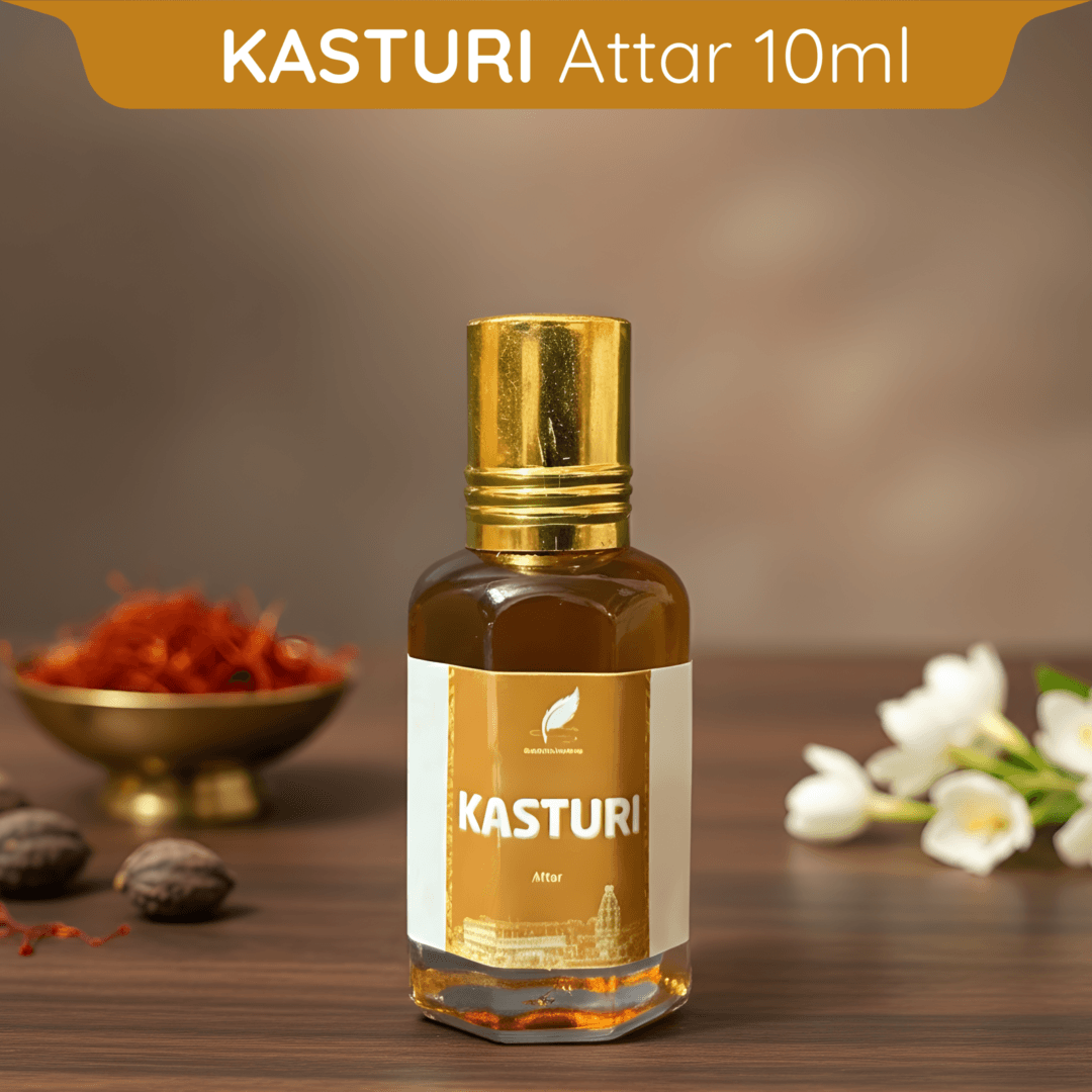 Kasturi Fragrance Attar for Thakur Sewa – Winter Season Special from Vrindavan (10ml)