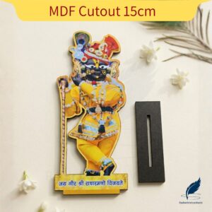 Pink Shri Radharaman MDF Cutout