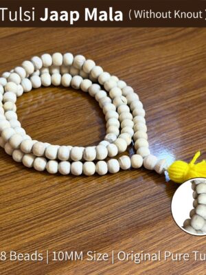 Bina Ganth Wali Original Tulsi Jaap Mala