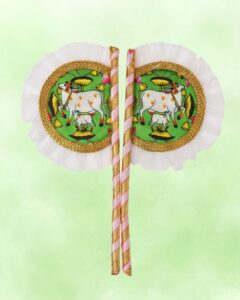 Hand Made Fan Pair for Thakur Ji Sewa