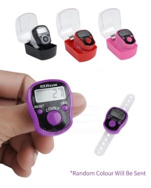 Box LED Jaap Counter – Finger Tally Counter for Mantra Chanting, Meditation & Daily Japa