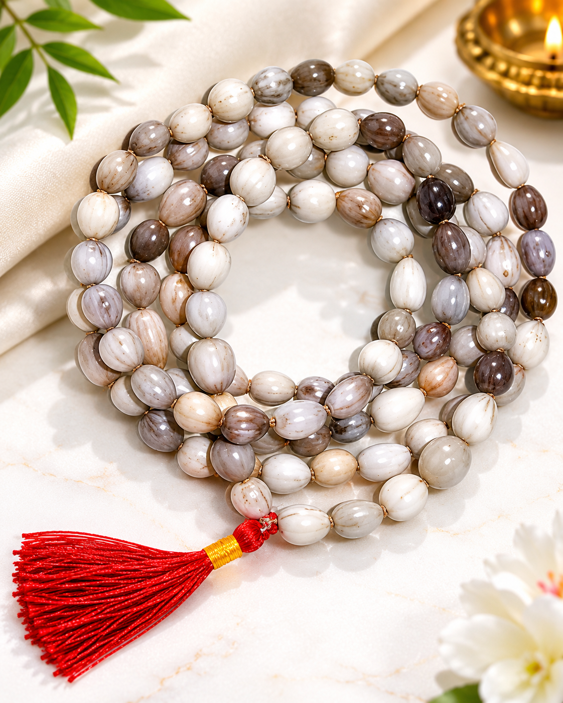 Vaijanti Mala for Wearing & Chanting from Vrindavan | Sacred Victory Garland for Shri Krishna Bhakti