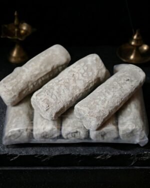 Braj Raj Stick Form for Tilak (Set of 5) | Pure Sacred Vrindavan Dust Sticks for Daily Devotional Marking