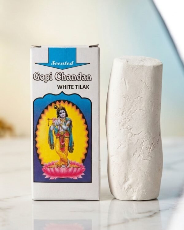Gopi Chandan White Tilak (Pack of 2)  | Original Vrindavan Tika for Daily Puja