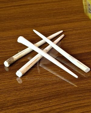 Original Handmade Tulsi Stick for Applying Tilak (4 Inch Pack of 1 ) | Sourced from Vrindavan Premium Vaishnav Tilak Shringar Essential