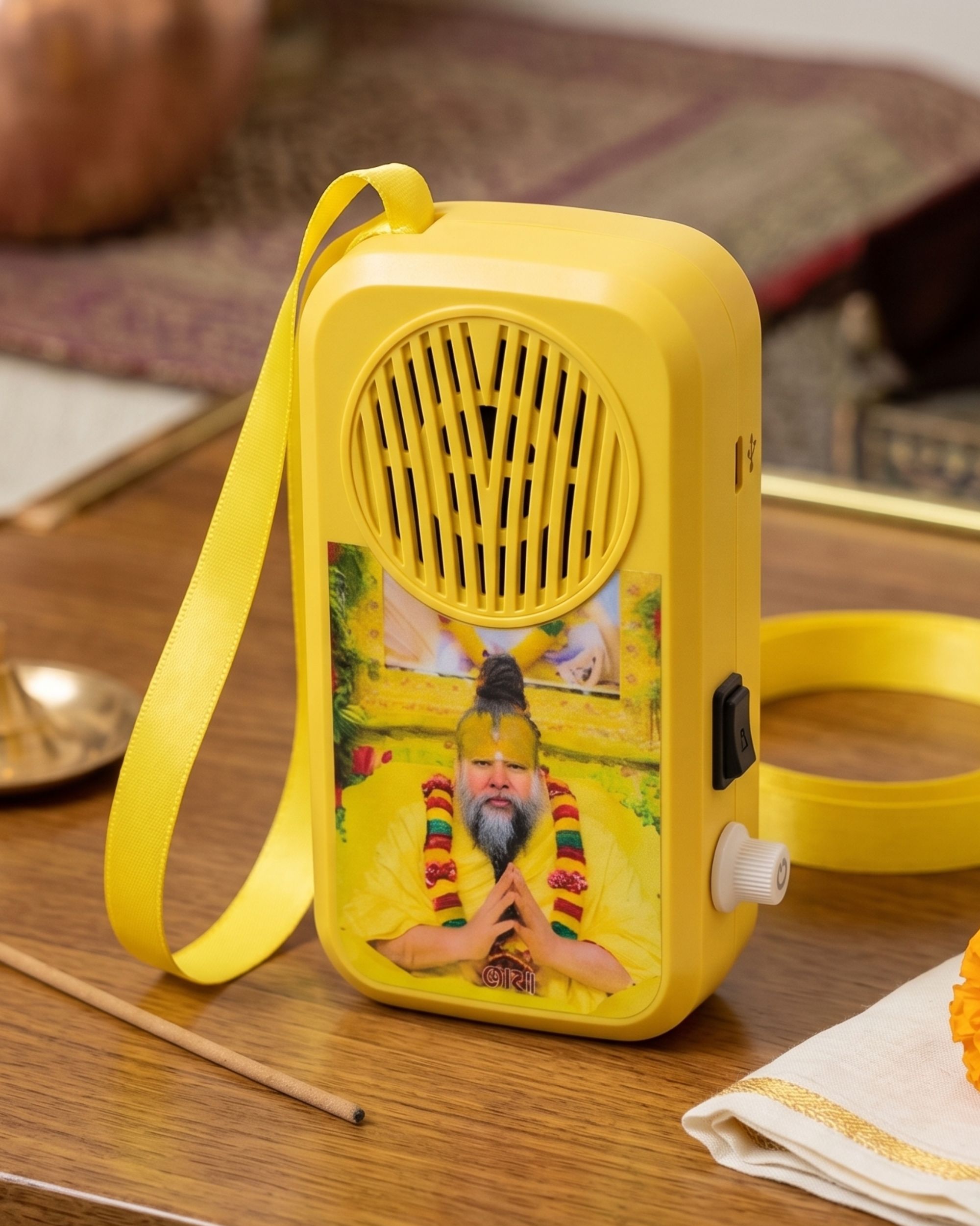 Premanand Ji Maharaj Voice Rechargeable Mantra Box with Type-C Charging - Image 3