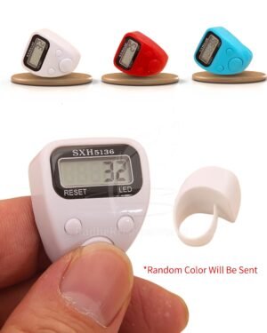 LED Ring Jaap Counter – Finger Tally Counter for Mantra Chanting, Meditation & Night Japa