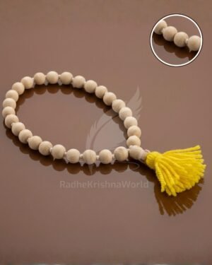 Ganth Wali Tulsi Jaap Mala Sumarni (27 Beads) | 10mm Premium Finishing | Hand-Knotted Sacred Basil Prayer Beads