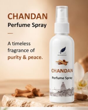 Chandan Perfume Spray (100ml) – Natural Long Lasting Sandalwood Fragrance | Made in Vrindavan