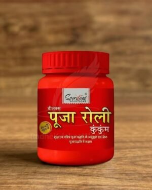 Dharmik Pooja Roli Deluxe | Premium Red Tilak Powder for Puja & Rituals