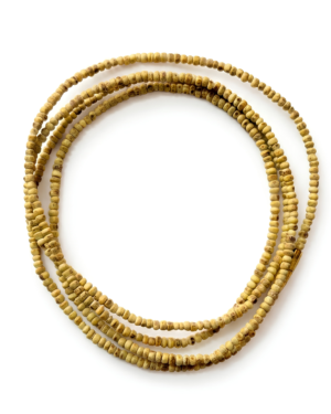 Pure original fine micro beads tiny Dana Tulsi Kanthi Mala sacred necklace handcrafted in Vrindavan