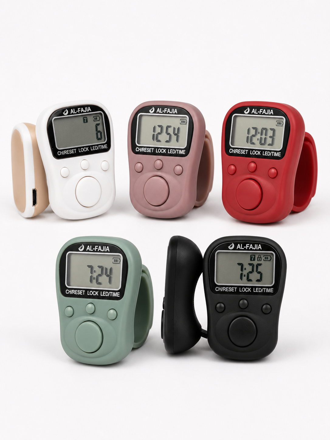 70 Lakh Japa Rechargeable Counter with USB Charging Wire