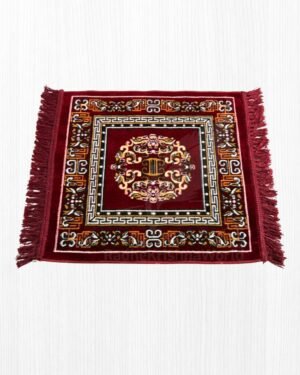 Premium Chanting Aasan (18x18 Inch) | Comfortable Square Sitting Mat for Japa & Meditation