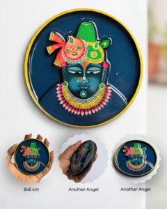 Shri Nath Ji Round Fridge Magnet