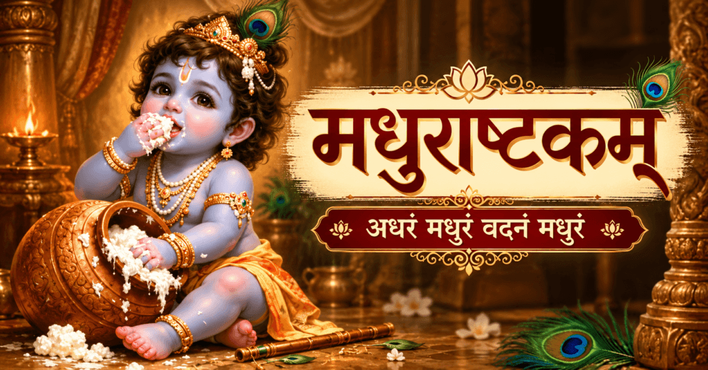 मधुराष्टकम्: अधरं मधुरं वदनं मधुरं – Madhurashtakam